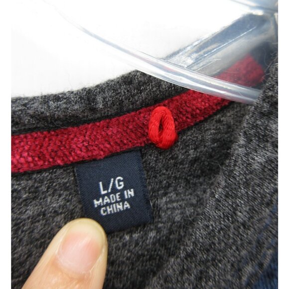 Robert Graham Shirt Large Pullover T Tee Heathered Slub Cotton Crewneck - Picture 11 of 13